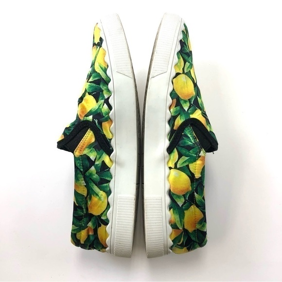 𝅺betsey Johnson Emmett lemon print sneaker loafers Size 10 - Picture 8 of 9